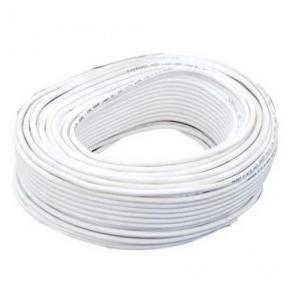 Finolex RG59 0.15 Sqmm 1+3 Core CCTV Cable, 90 Mtr (White)